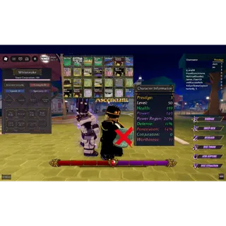 ⭕Bizarre Lineage Prestige3 Lv.50 +See picture ✔️NO Script NO Program ✔️