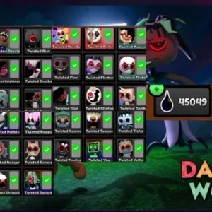 ✅Dandy World Account | Max Twisted Research on All Current Toons | 45k Ichors | Roblox | Dandy's World