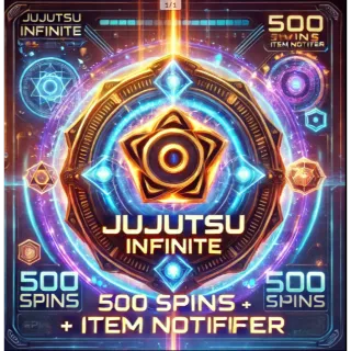 Jujutsu Infinite - 500 spins + Item Notifier