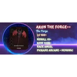 Starter Account (Demonic Pickaxe) - The Forge