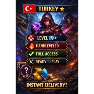⭕✅🔥 TURKEY ⭐ HANDLEVELED ⭐Level 19+🎯 🛠️FULL ACCESS