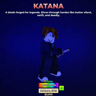 Hunty Zombie | Mythic Katana | Unverified Account |