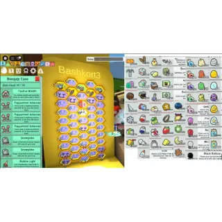 💙 Bee Swarm Simulator | 50 Bees 20lvl Blue hive | Dark Scythe | Help acc | Petal Planter | BSS 💙