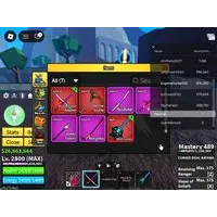 ✅LV2800+Sanguine Art+CDK+SG+6 Race V4 Full Gear + Mammoth Inven |Human,Angel,Mink,Shark,Cyborg,Ghoul|Unverified Account|