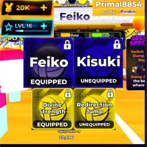 ✅Volleyball Legends | Feiko | Kisuki | Divine Strength | Redirection Jump | Unverified Account