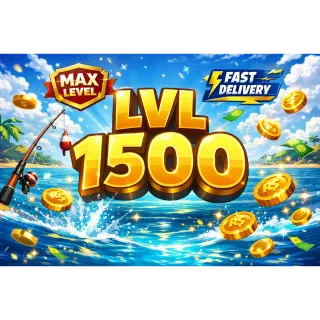 Lv.1500 Account Max Level 🐟 Unverified Account 🗝️ FULL ACCESS ⚡ FAST Delivery! ⚡ [Fisch]