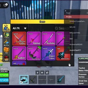 ✅LV2800+God+CDK+SG+6 Race V4 Full Gear + Shark Anchor |Human,Angel,Mink,Shark,Cyborg,Ghoul|Unverified Account|Blox Fruits