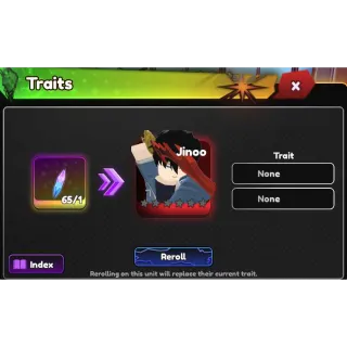 Secret | Jinwoo + Reroll 65 🔥 | Instant Delivery 🚚 | Universal Tower Defense | UTD | Song Jinwoo