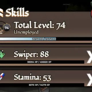 ⭕🔫【BLOCKSPIN】🚙 F150 💸 $1,711 Cash 📊 Total Level 74 💳 Swiper 88 ⚡ Stamina 53 📦 Shelf Stocker 39 ✅ Instant Delivery