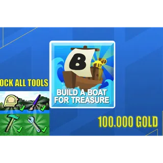 ⭕Account Build a Boat for Treasure 100K GOLD