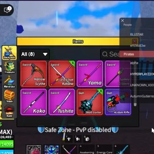 ✅LV 2800+Sanguine Art+CDK+SGT + Eat Kitsune RACE Cyborg V4 FULL GEAR + Gravity Dough Inven|Unverified Account