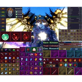 ⭕Sailor Piece🗡️ | Strongest V2,Saber Alter,Blessed Maiden | Race:Kitsune | +++