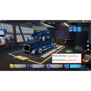 Drive world account | Lv.10 100m cash |