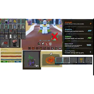 ⭕GRAND PIECE ONLINE LV MAX 675 MAGMA FUIT SUSHI law cap law outfit mochi emperor out roger hat ✔️