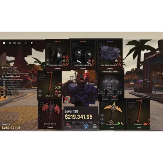 The Forge (🪨20)Lv.130 (NO Script NO Program) Demonice Pickaxe / Eye ore (Tachi)+6 / /Eye ore Dark Knight He........