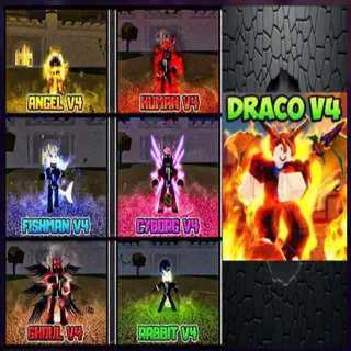 ✅Blox Fruits✅️Lv2800⭐7 Races Full Gear V4 (Draco, Mink, Cybor, Fish, Sky, Ghoul, Human)…