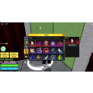 ⭕Blox Fruit| Lv 2800| Human Race V4| Fruit Buddha, Magma, Flame, etc | Godhuman mastery 297 |