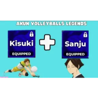 Akun Sanju/Sanu + Kisuki/Kimiro (Style) 0.02% | RAW DATA +13 | INSTANT DELIVERY | NO SCRIPT | - Volleyball Legends