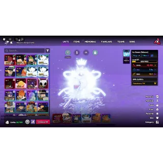 ⭕4 Monarch🔥Rika Monarch // Makina Monarch // Luffy Monarch // Zoro Monarch - Anime Vanguard Account