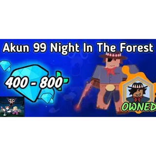 🔻 99 Night In The Forest Gunslinger Class + Bonus Diamonds
