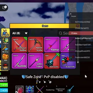 ✅LV2800+Sanguine Art+CDK+SG+6 Race V4 Full Gear + Eat Kitsune |Human,Angel,Mink,Shark,Cyborg,Ghoul|Unverified..