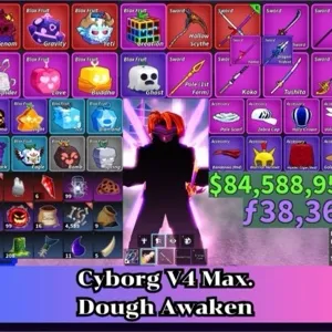 ✅Blox Fruit | Level 2800 Max. | Cyborg V4 Tier Max. | Godhuman+CDK | Unverified Account