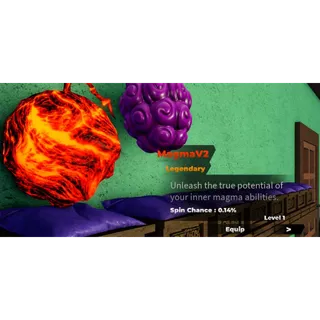 ⭕[Fruit BattleGrounds] MagmaV2 (Legendary) Starter