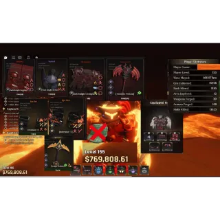 The Forge (🪨 25) :The Forge Lv.155 (NO Script NO Program Angle/Demon $769,808 Demonice Pickaxe /Demo.......