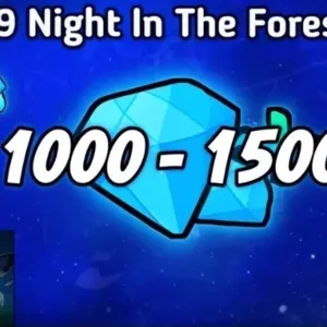 🔻99 Night In The Forest 1000-1500 Diamonds