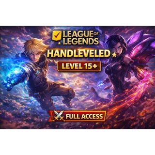 ⭕🔥BR ⭐ HANDLEVELED ⭐Level 15+🎯 🛠️FULL ACCESS