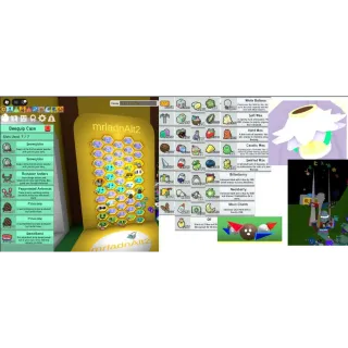 💙 Bee Swarm Simulator | 50 Bees 20 lvl Blue hive | Coco Belt | Petal Planter | BSS 💙