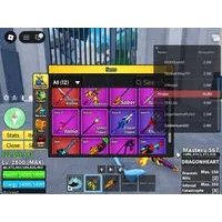 ✅LV2800+God+CDK+SG+7 Race V4 Full Gear + Shadow Inven |Draco,Human,Angel,Mink,Shark,Cyborg,Ghoul|Blox Fruits