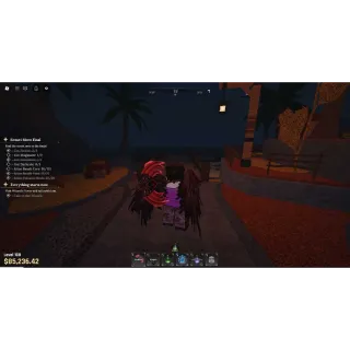 The Forge | Lv.103 | Race : Demon | Money 16K | RR 32 | 3 Pickaxe Demonic-Magma-Arcane 