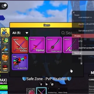 ✅LV 2800+SANGUINE+CDK RACE SHARK V4 FULL GEAR + Shadow Inven |Unverified Account|Auto Delivery|Blox Fruits