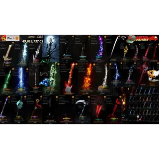 Fisch🐟221⛵Lv.1363💸49,613,737 C$🎣72 Rod[Electrie Guitar]♦️Glittered♦️⭐Quantum⭐ [S................