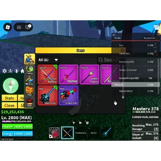 ✅LV 2800+Sanguine Art +CDK+SGT RACE MINK V4 FULL GEAR + Spirit Gravity Inven |Unverified Account