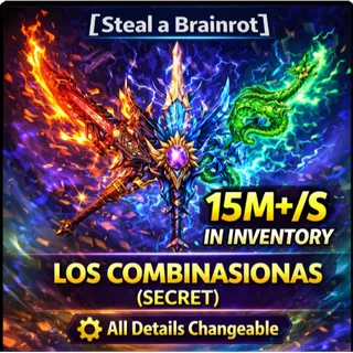 🔻[Steal a Brainrot] Los Combinasionas (Secret) 15M+/S in