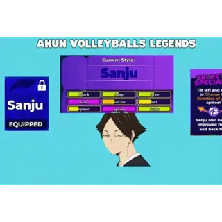 🔻Volleyball Legends | Sanju/Sanu | RAW DATA +13 | INSTANT DELIVERY