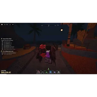 The Forge | Lv.108 | Race : Demon | Money 85K | 3 Pickaxe Demonic &amp; Magma &amp; Arcane |