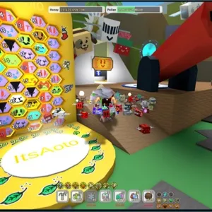 🎄 Bee swarm simulator account, bear bee 🎄Red hive 🎄13-14 lvl bees 🎄