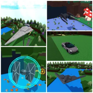 Build a Boat for Treasure babft | 10 Saved Builds (Aircraft, STAR WARS, Spaceships , Car)