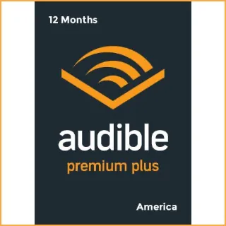 Audible Premium Plus 1 Year Membership (12 Credits) – US Gift Code – Only $39.99