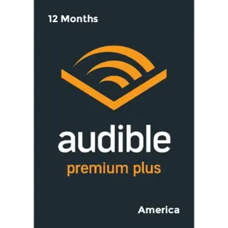 Audible Premium Plus 12-Months Gift Code +12 Credits | Get It for Just $49.99!