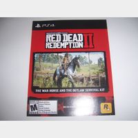 Red Dead Redemption II 2 Download Code (DLC) for The War Horse and the Outlaw Survival Kit PlayStation 4 PS4 - INSTANT DELIVERY