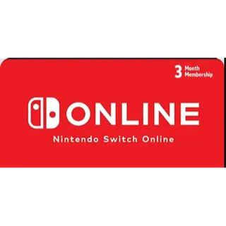 Nintendo Switch Online 3 month Membership