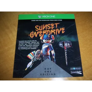 Sunset Overdrive Day One Edition Code (DLC) for XBOX ONE - INSTANT DELIVERY