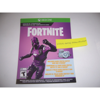 Fortnite: Dark Vertex Skin + 2000 V-Bucks (DLC) digital for Xbox One
