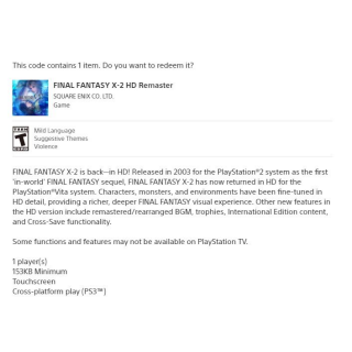 Final Fantasy X 2 For Sony Vita Download Code Dlc Full Game