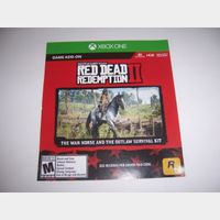 Red Dead Redemption II 2 Download Code (DLC) for The War Horse and the Outlaw Survival Kit Xbox One XB1 - INSTANT DELIVERY