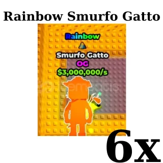 6x - 3.000.000/s Rainbow Smurfo Gatto| Break A Lucky Block
